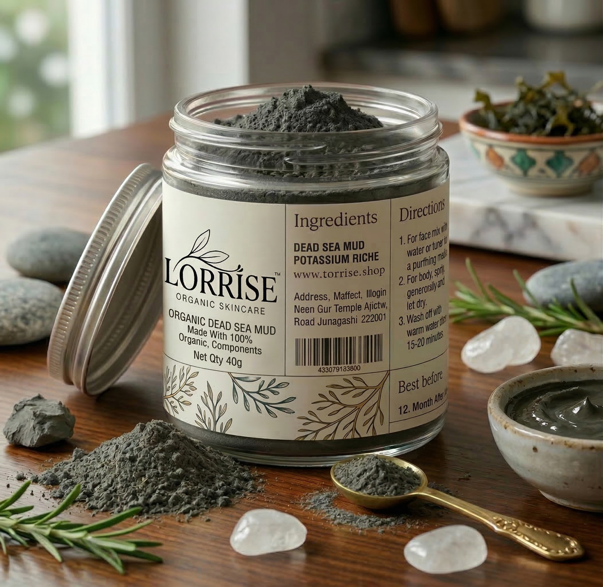 Combo 2 (Fuler's Earth , Orange Pill , Neem Powder , Dead See Mud Powder)